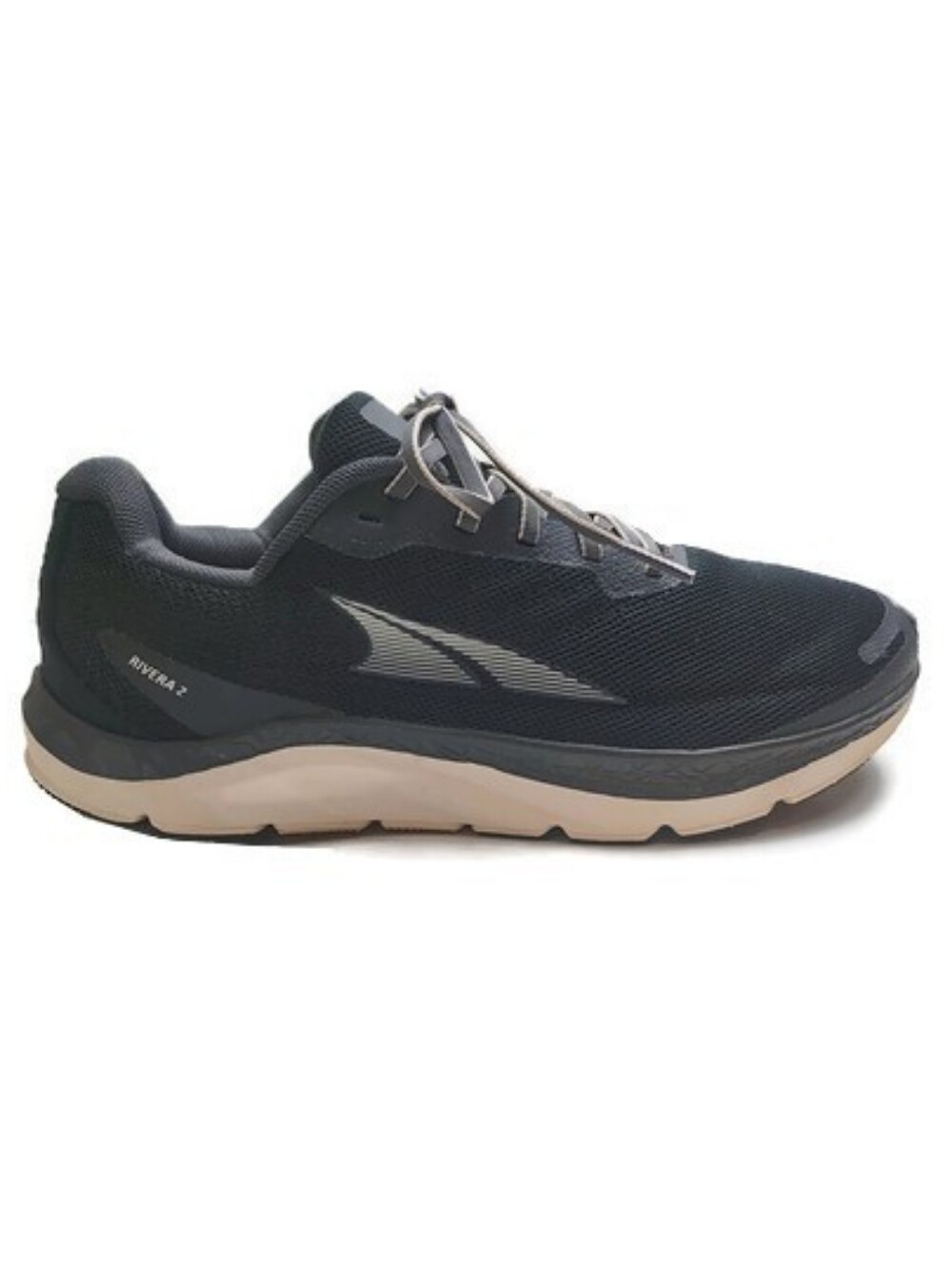 Altra Rivera 2 Mesh Lace-Up Lightweight Black Running Shoes Size 7.5